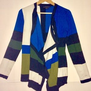 GRACE ELEMENTS large striped cardigan in SZ L